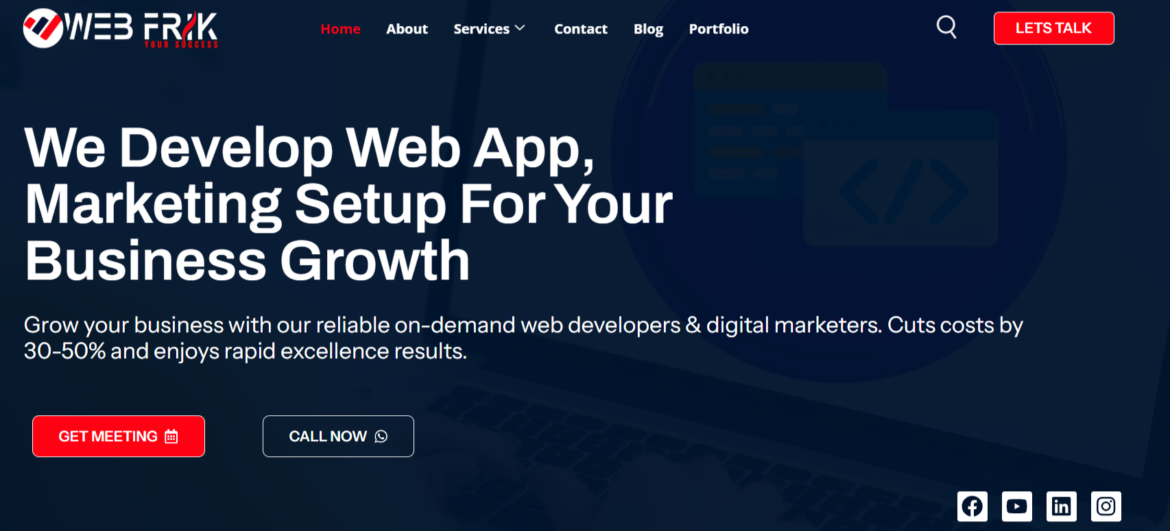 Web Frik Hero logo light bg